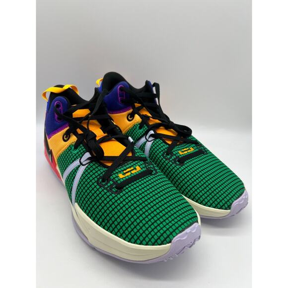 Nike LeBron Witness 7 DM1123-501 Multicolor Basketball Shoes Men's Size 17 - Picture 11 of 12